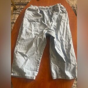 Chic Light Blue Women's Pants